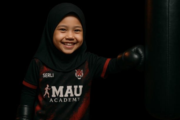 Anak-anak berlatih Tinju